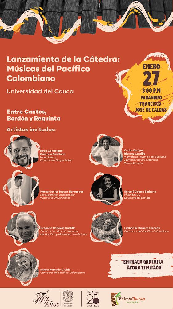 Lanzamiento de la Cátedra: Músicas del Pacífico Colombiano